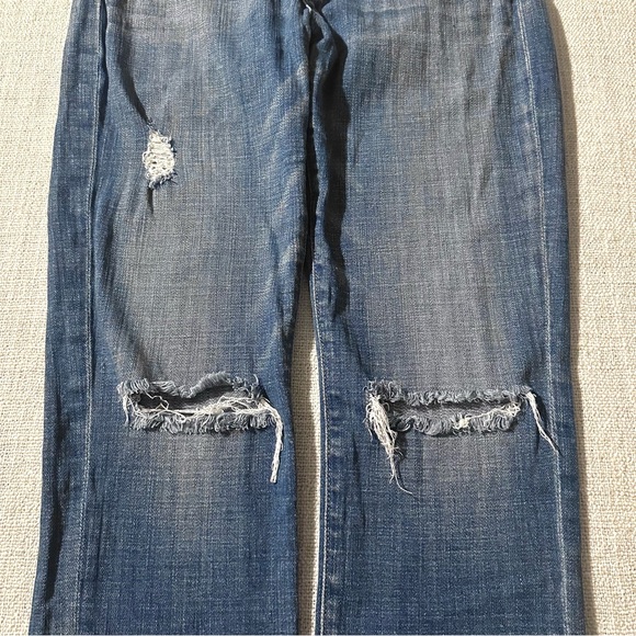 7 FOR ALL MANKIND Josefina Skinny Boyfriend Jeans Distressed Cottagecore Wmn 24 - Picture 7 of 16